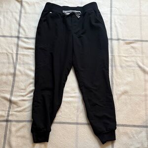 Figs Black Zamora Jogger Scrub Pants Women's Medium